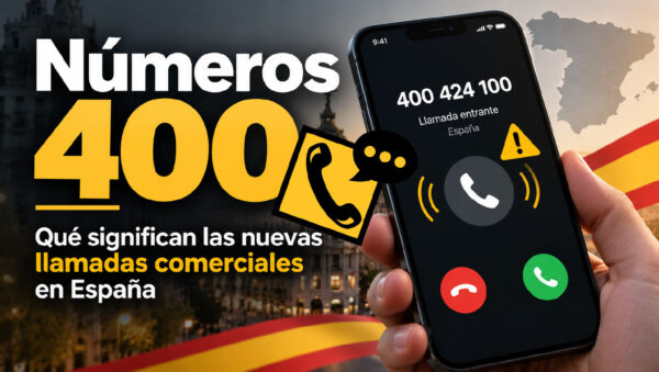 Nuevos números 400 para llamadas comerciales en España